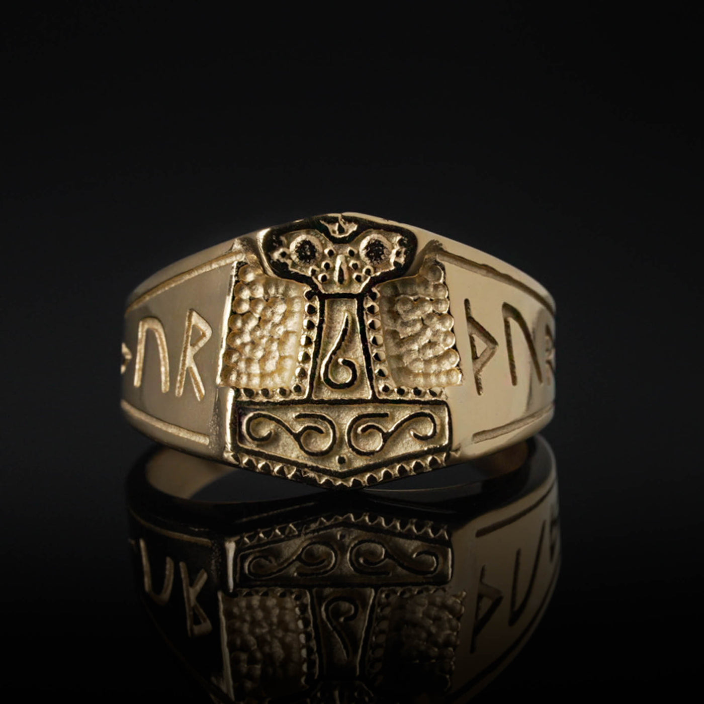 Mjolnir Ring, Vergoldet