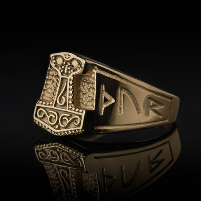 Mjolnir Ring, Vergoldet