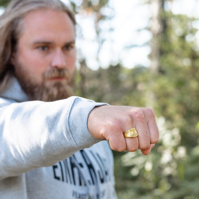 Mjolnir Ring, Vergoldet