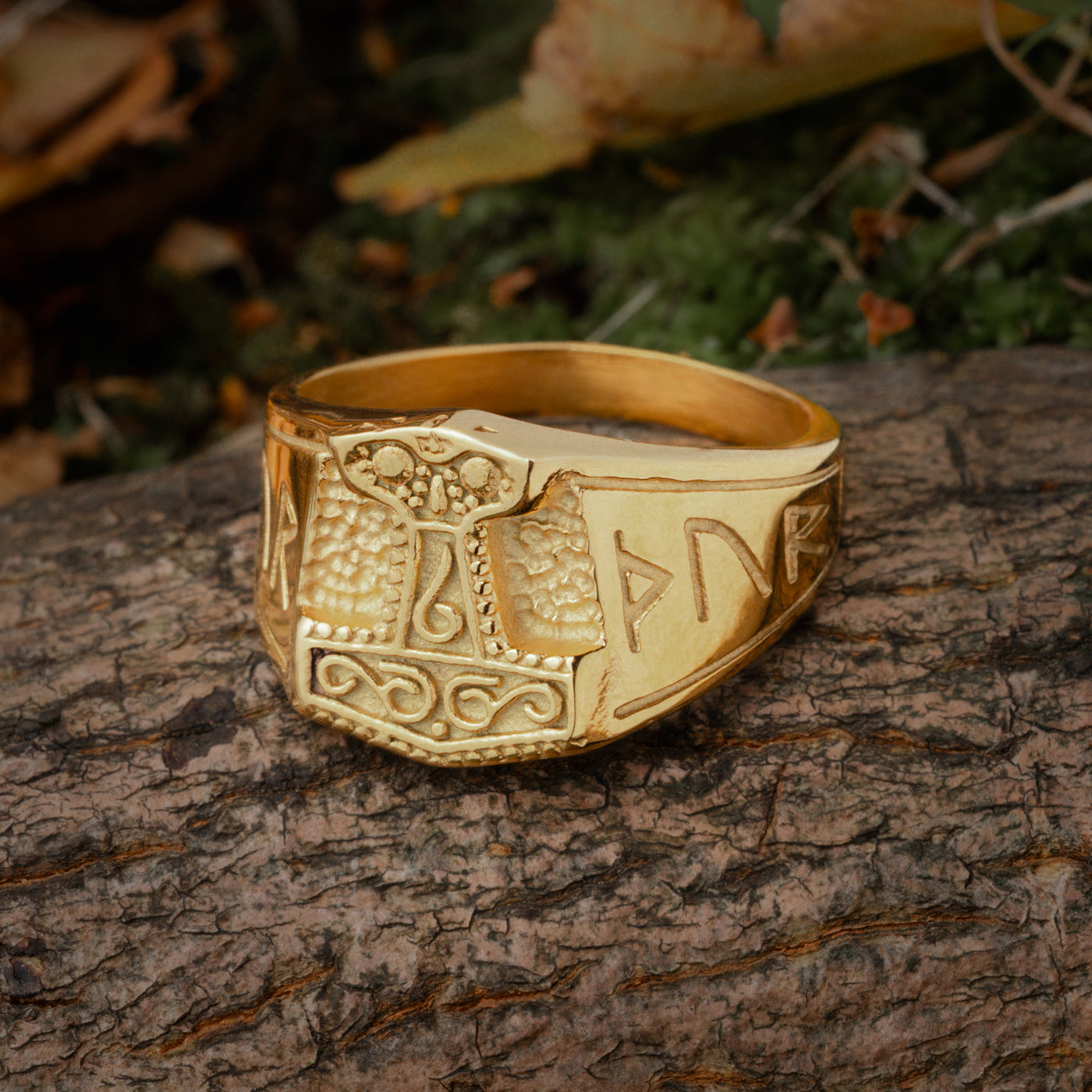 Mjolnir Ring, Vergoldet
