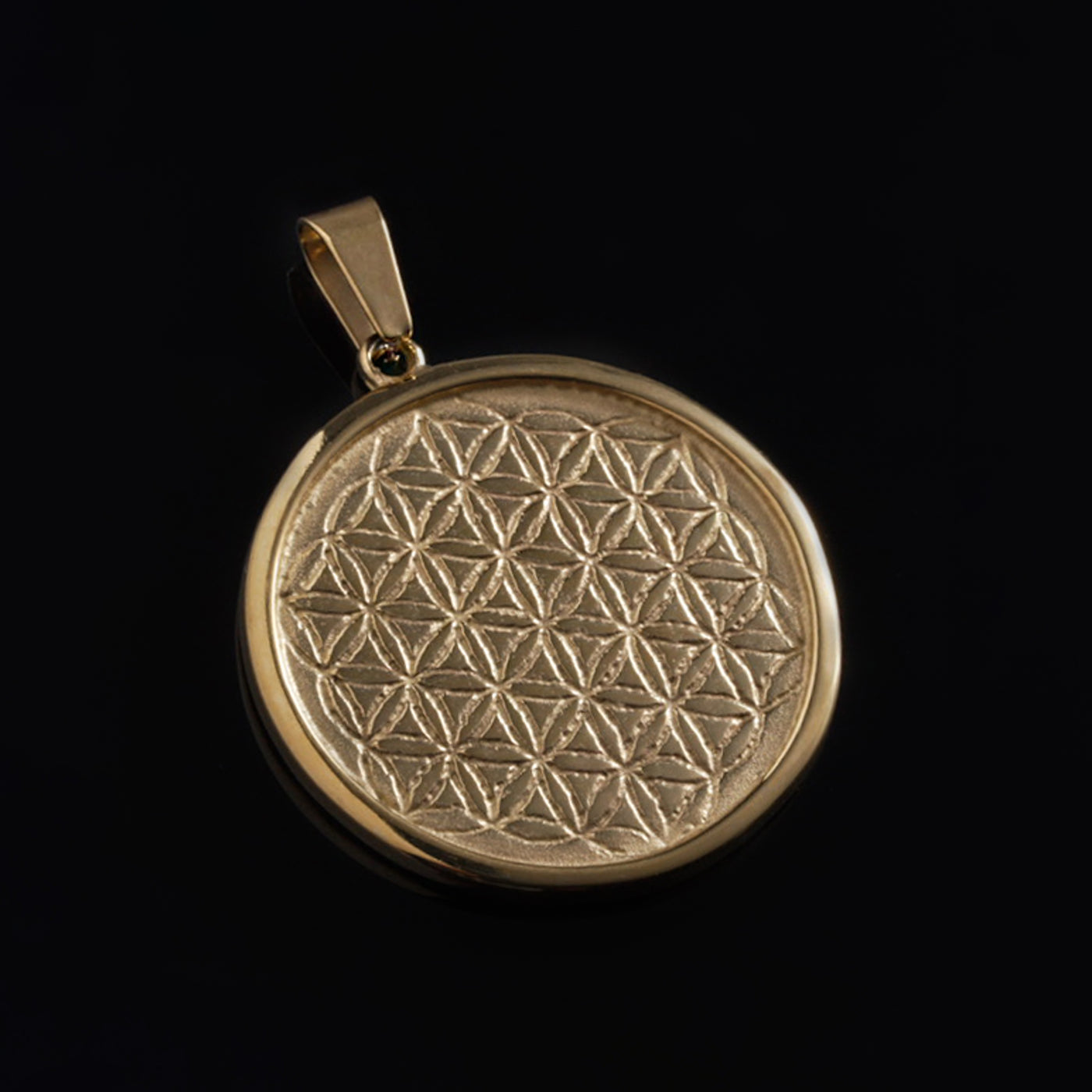 Valknut Anhänger, Vergoldet