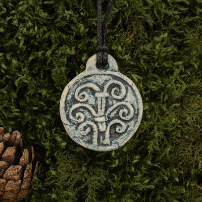Yggdrasil Keramik-Anhänger