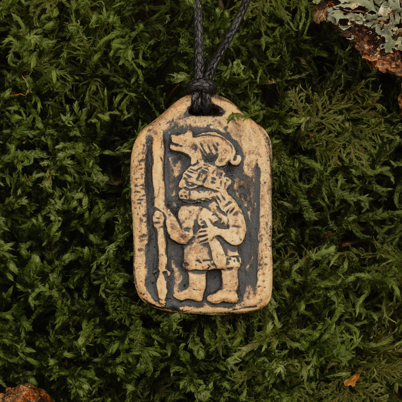 Boar Warrior Keramik-Anhänger