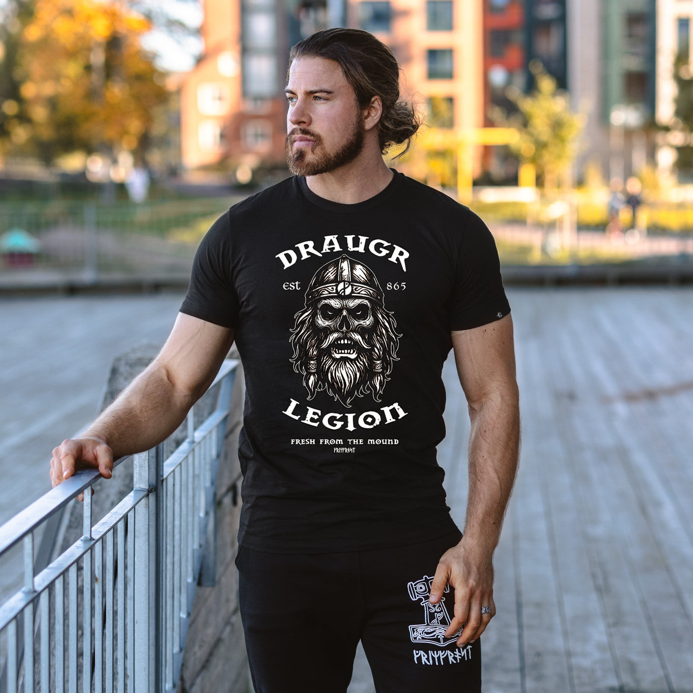 Draugr Legion Premium Tee, Schwarz