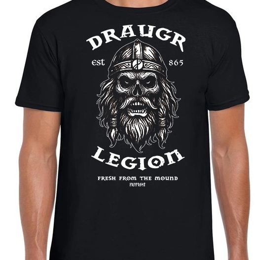 Draugr Legion Premium Tee, Schwarz