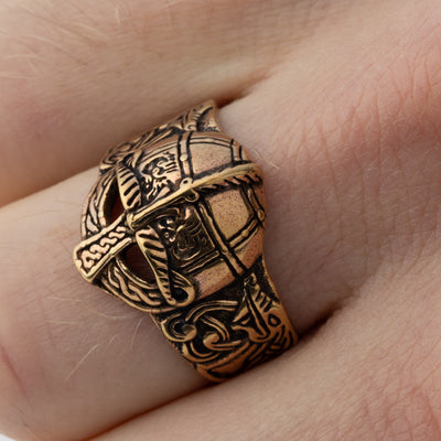 Wikingerhelm-Ring, Bronze