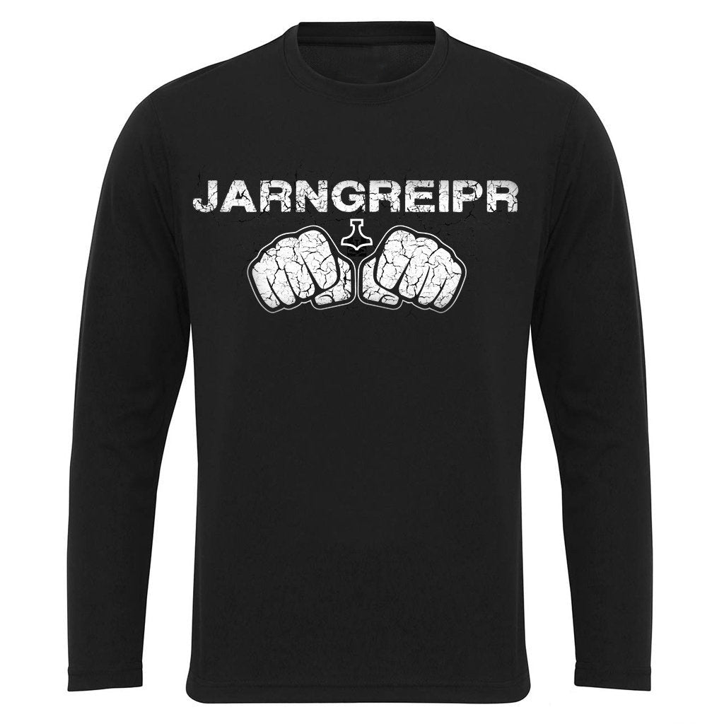 Langarmshirt, Jarngreipr, Schwarz