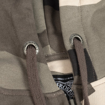 Damen Premium Zoodie, Shieldmaiden, M90 Braun Camo