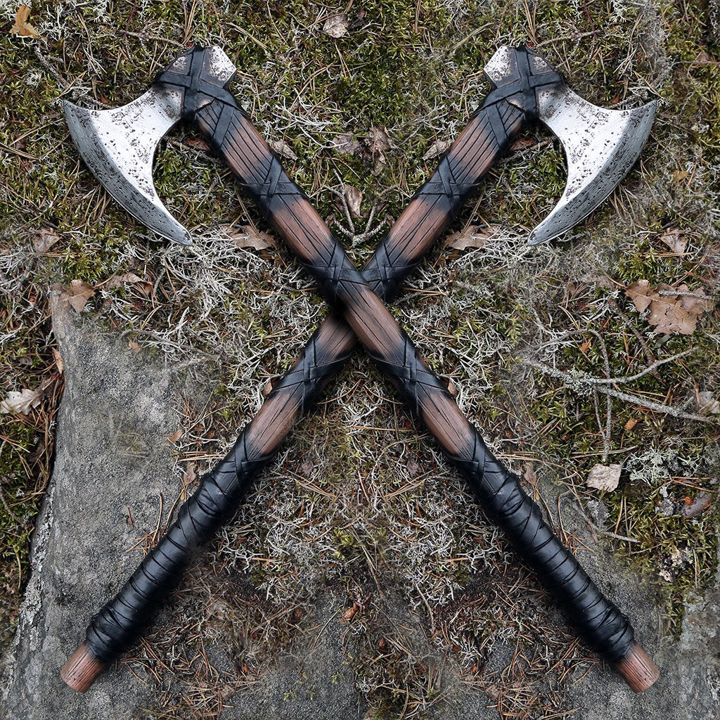 Wikingeraxt Set, PU-Schaum