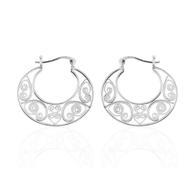  - Rus Earrings, Silver - Grimfrost.com