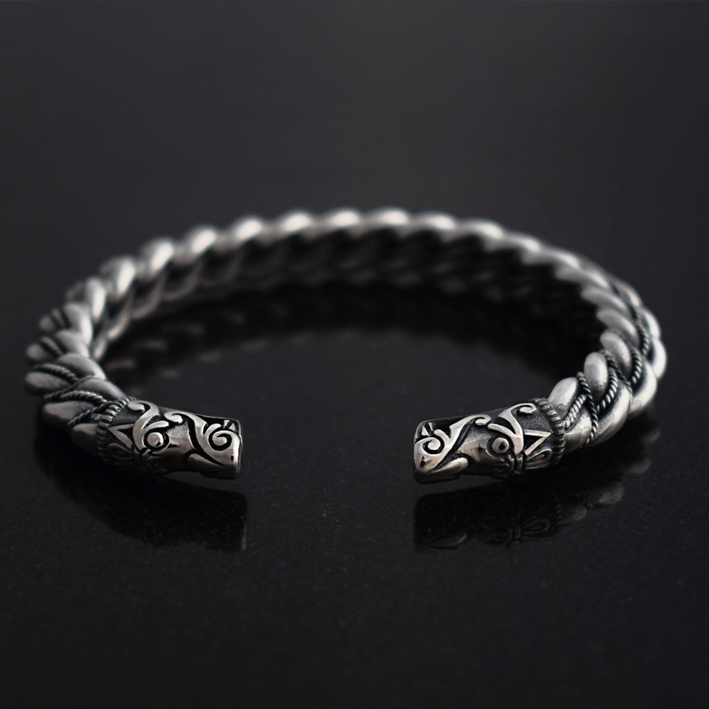 Premium Lummelunda Armreif, Silber
