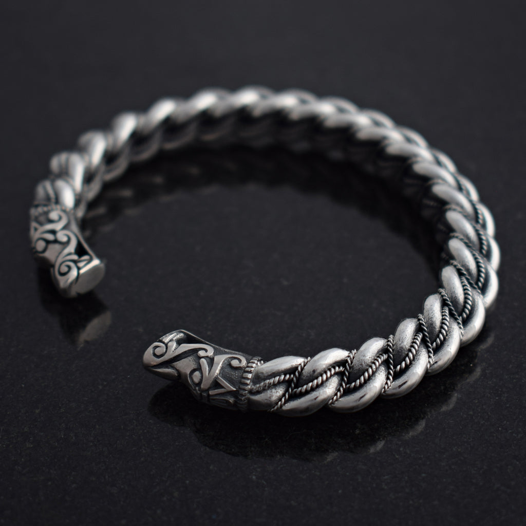 Premium Lummelunda Armreif, Silber