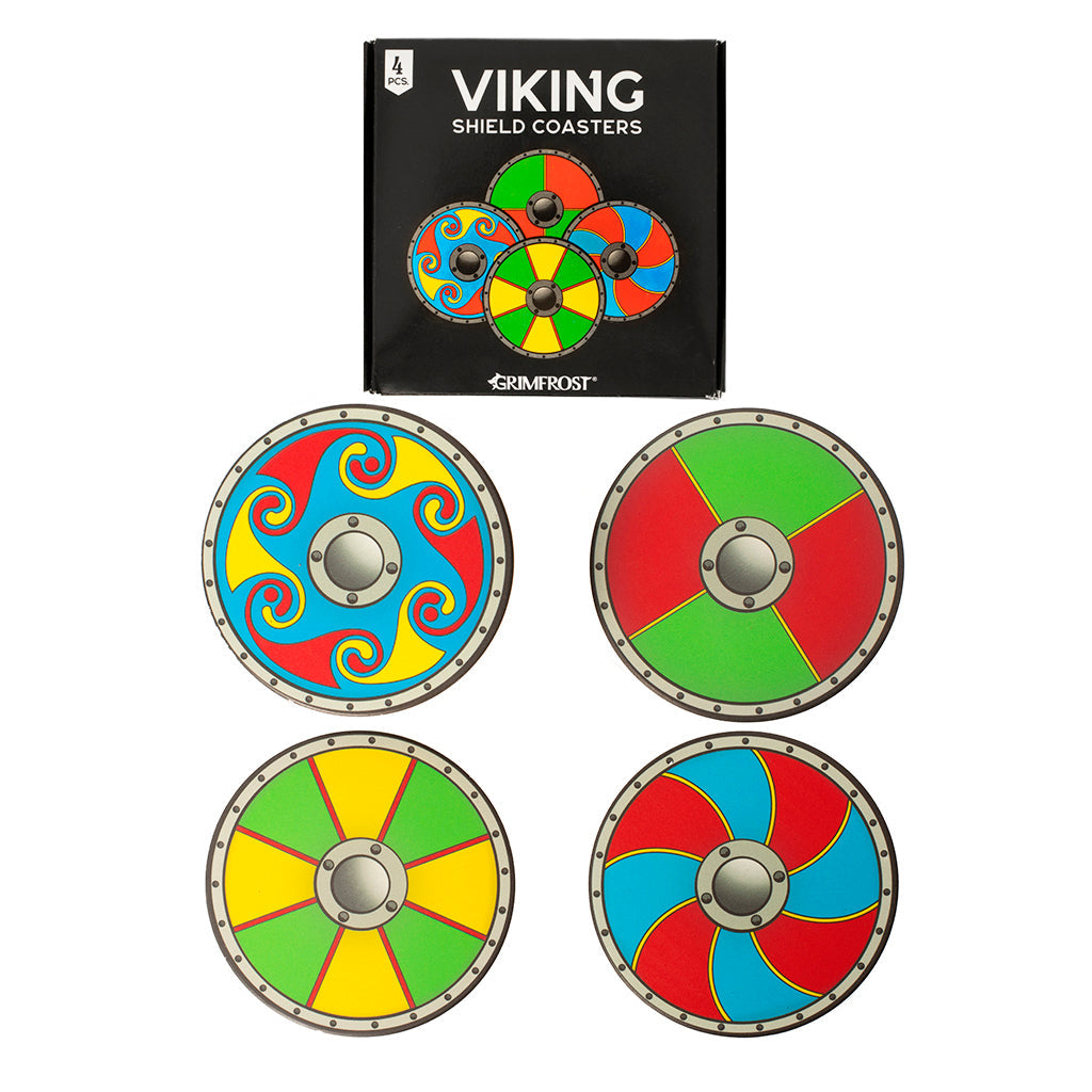 Wikingerschild Untersetzer, Set 2