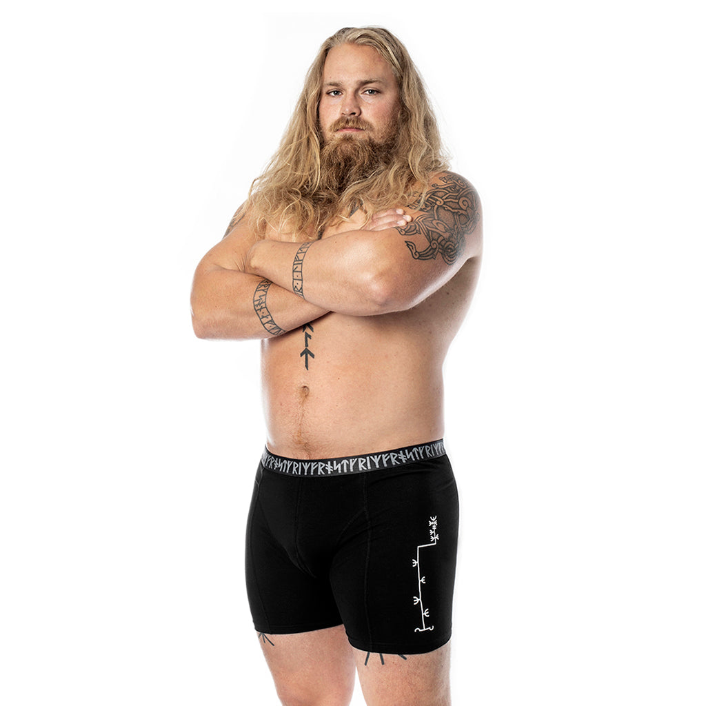 Grimfrost Boxershorts, 3er-Pack, Schwarz