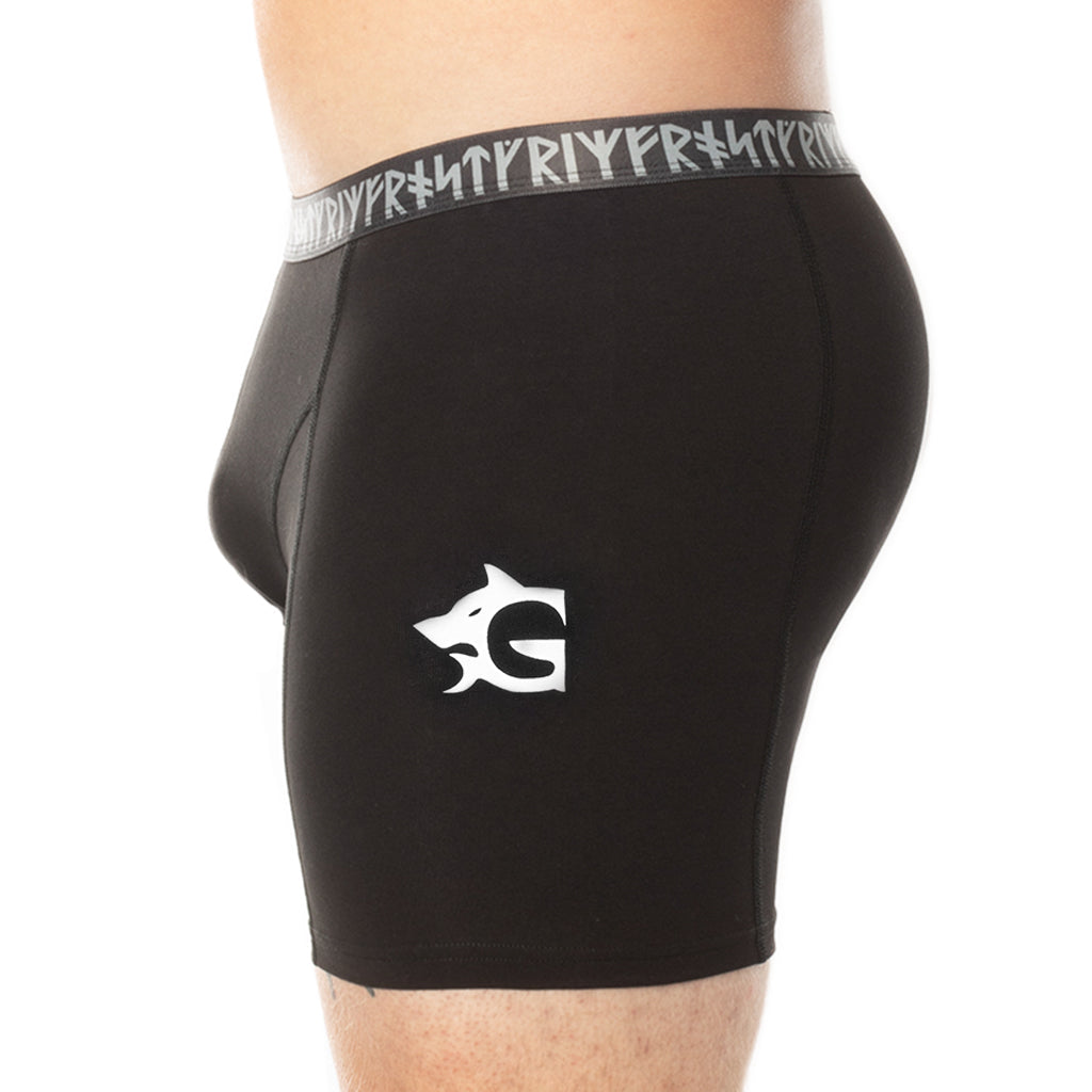 Grimfrost Boxershorts, 3er-Pack, Schwarz