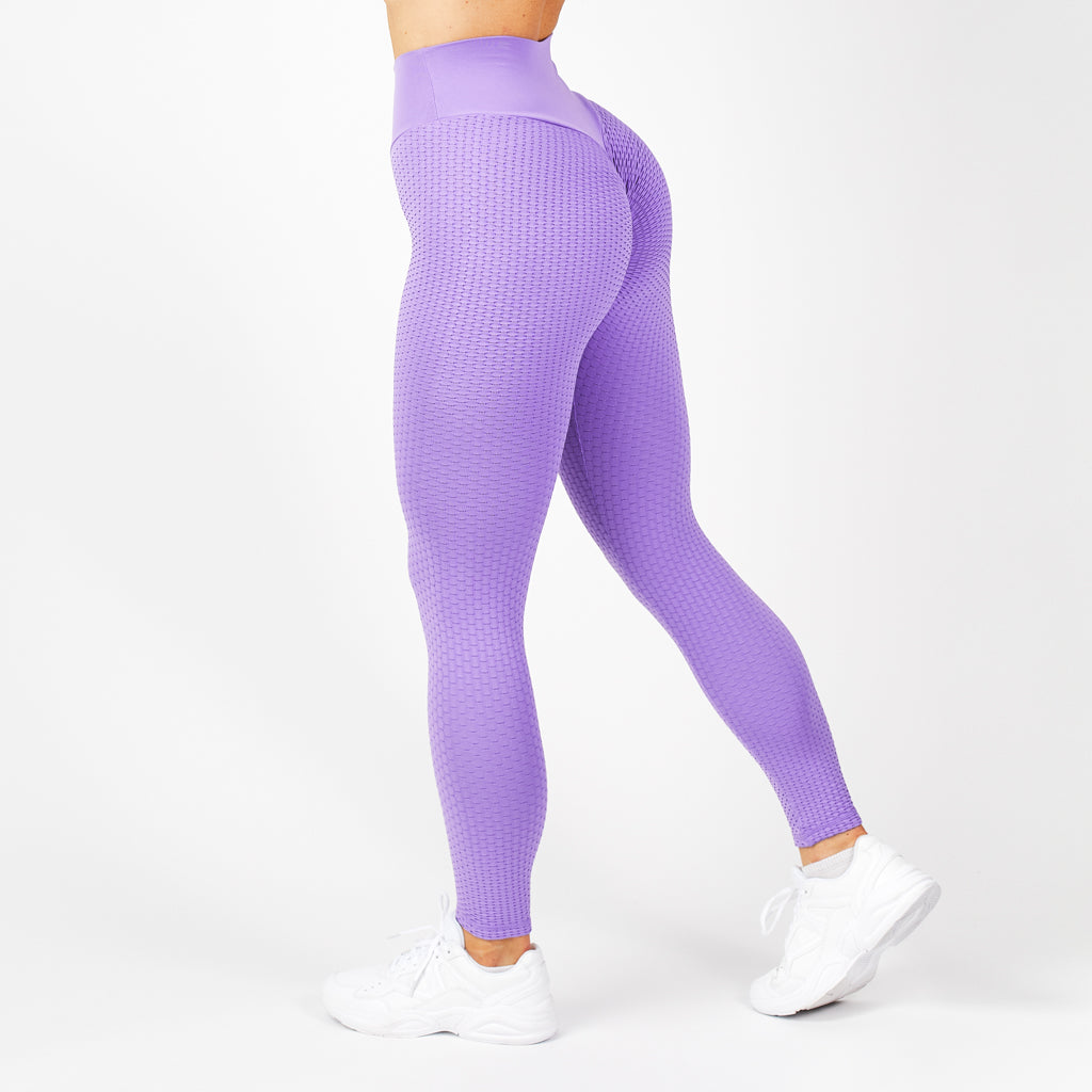 Honeycomb Leggings, Lila