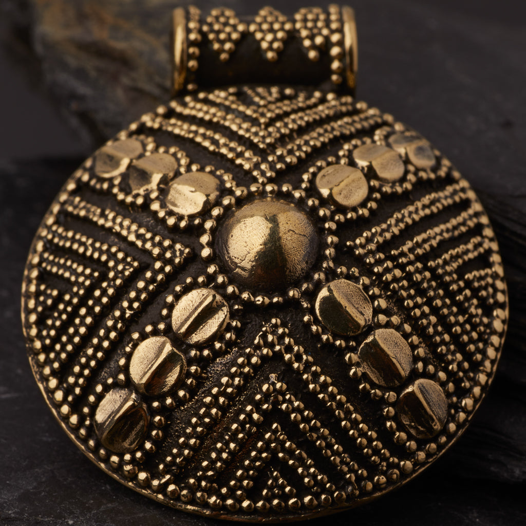 Premium Gnezdovo Pendant, Bronze