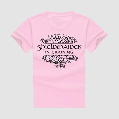 Kinder T-Shirt, Shieldmaiden, Rosa
