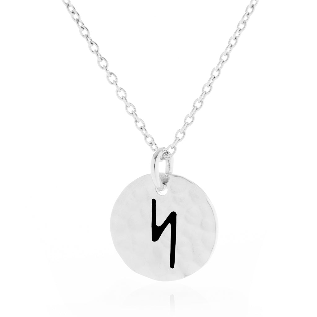  - Rune Pendant, Silver - Grimfrost.com