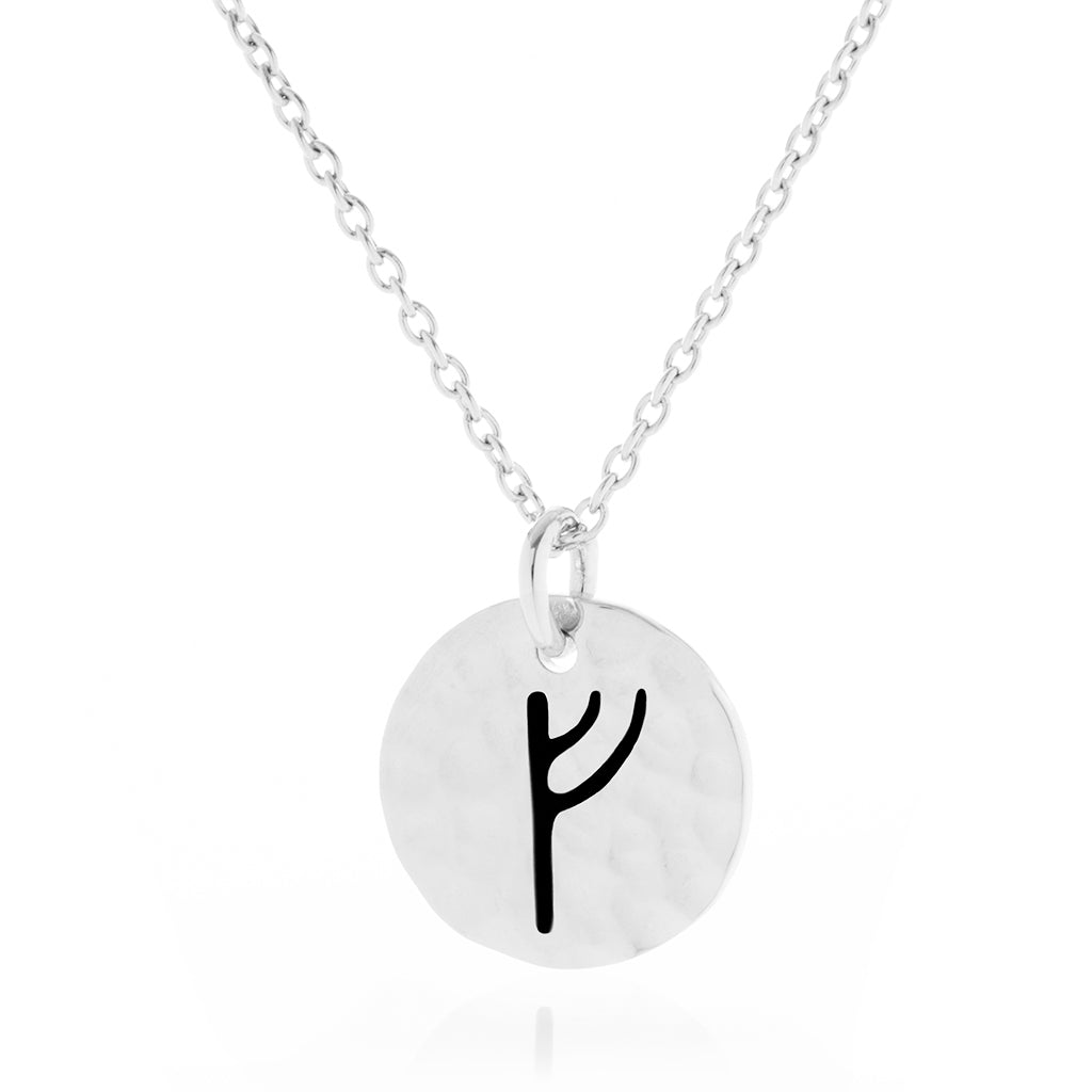  - Rune Pendant, Silver - Grimfrost.com