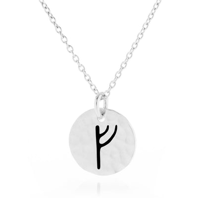  - Rune Pendant, Silver - Grimfrost.com