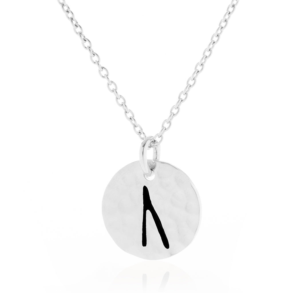  - Rune Pendant, Silver - Grimfrost.com
